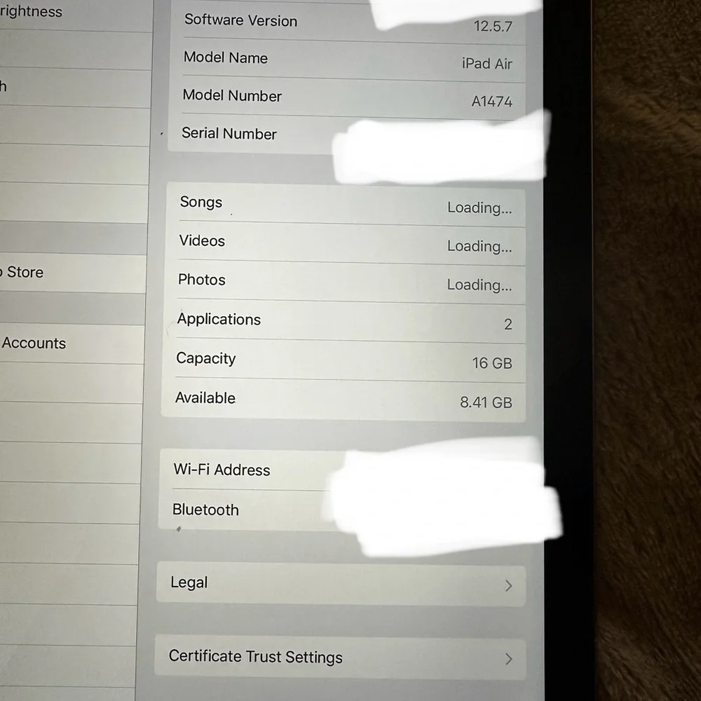 IPad Air a1474
